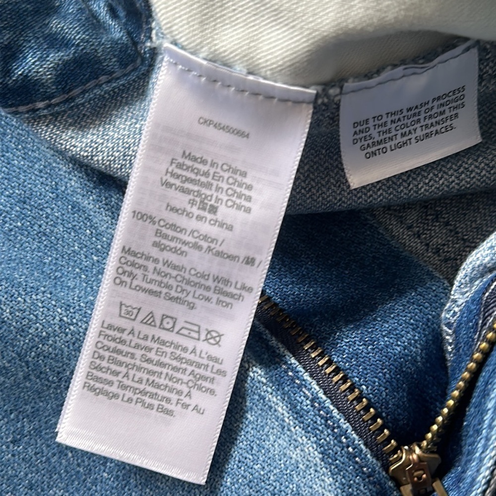NWT Madewell Denim Pleated Mini Skirt in Upton Wash size 32 - Picture 7 of 8
